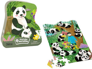 Pusle mängus LeanToys Panda Forest 48 tk цена и информация | Пазлы | kaup24.ee