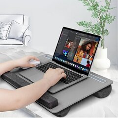 4smarts Poduszka pod laptop ErgoFix WorkPillow grey 458744 цена и информация | Охлаждающие подставки и другие принадлежности | kaup24.ee