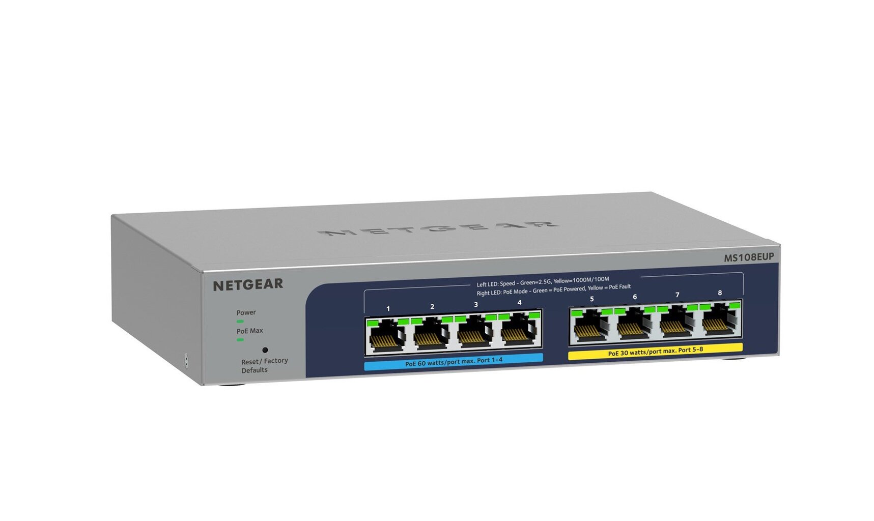 Netgear MS108EUP-100EUS hind ja info | Lülitid (Switch) | kaup24.ee