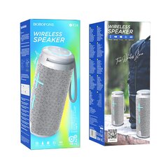 Borofone Portable Bluetooth Speaker BR24 Fashion grey цена и информация | Аудиоколонки | kaup24.ee