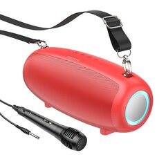 Borofone Portable Bluetooth Speaker BP13 Dazzling with microphone red цена и информация | Аудиоколонки | kaup24.ee