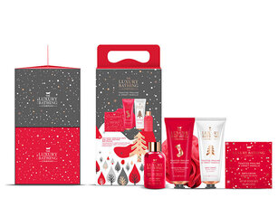 Kehahoolduse kinkekomplekt Grace Cole Christmas cookies & Vanilla naistele: dušigeel, 50 ml + kätekreem, 50 ml + ihupiim, 50 ml + vannipärlid, 80 g + käsn hind ja info | Dušigeelid, õlid | kaup24.ee