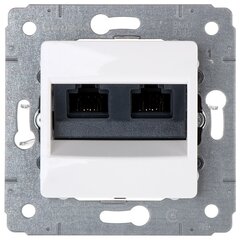 Topelt pesa Legrand RJ-45 LE-773642 Cariva, 1 tk цена и информация | Выключатели, розетки | kaup24.ee