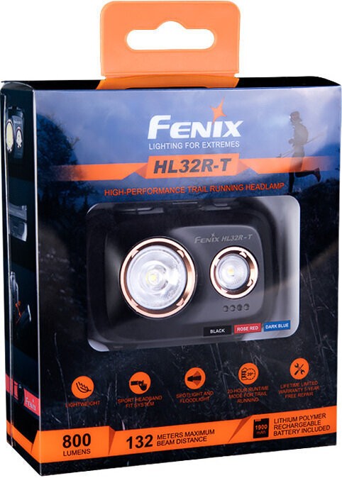 Pealamp Fenix ​​​​HL32R-T, punane hind ja info | Valgustid ja lambid | kaup24.ee