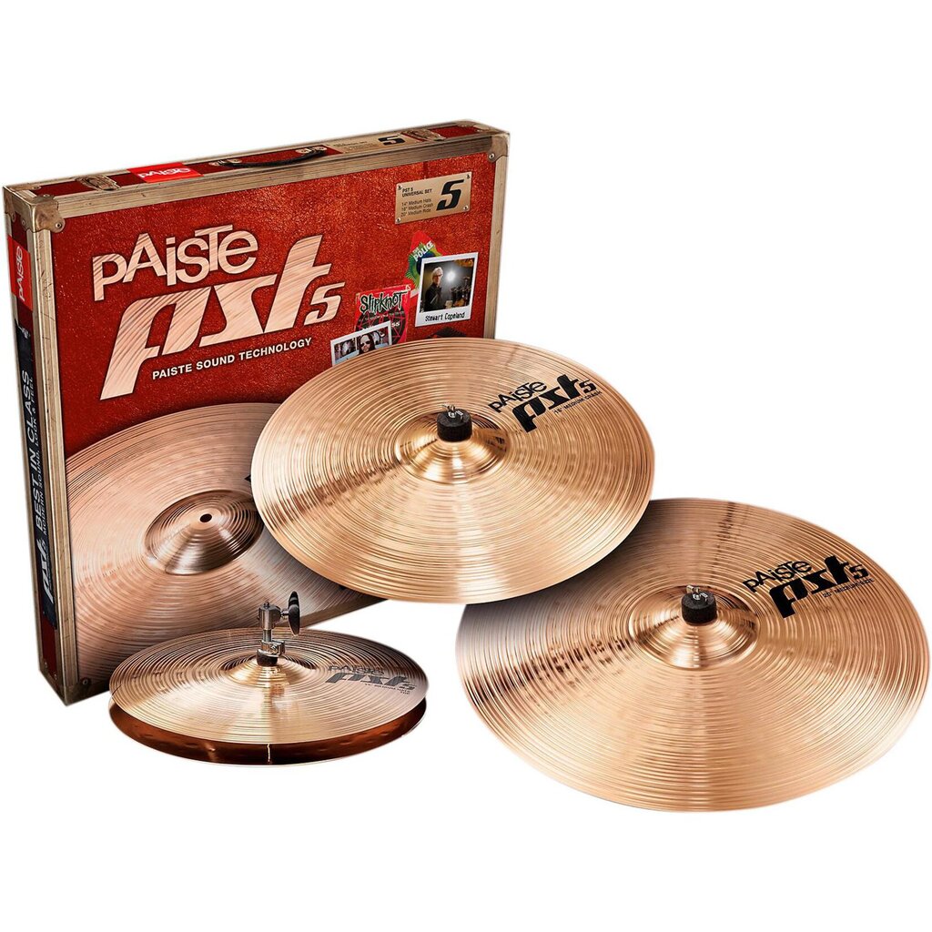 Trummitaldrikute komplekt Paiste PST 5 Universal hind ja info | Muusikariistade tarvikud | kaup24.ee