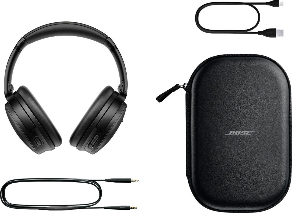 Bose QuietComfort Headphones, must цена и информация | Kõrvaklapid | kaup24.ee