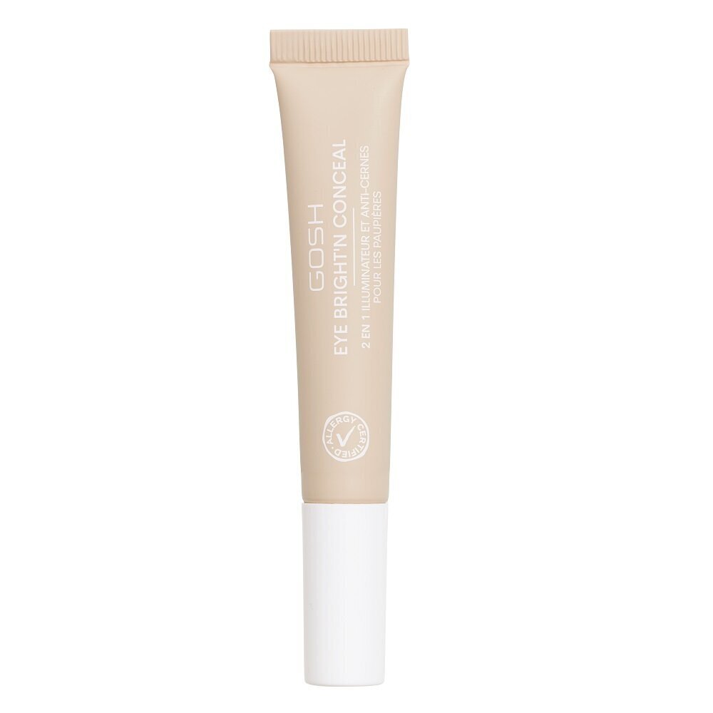 Peitekreem silmaümbrustele GoshEye Bright'n Conceal, 001 Adjusting Skin, 12 ml цена и информация | Jumestuskreemid, puudrid | kaup24.ee