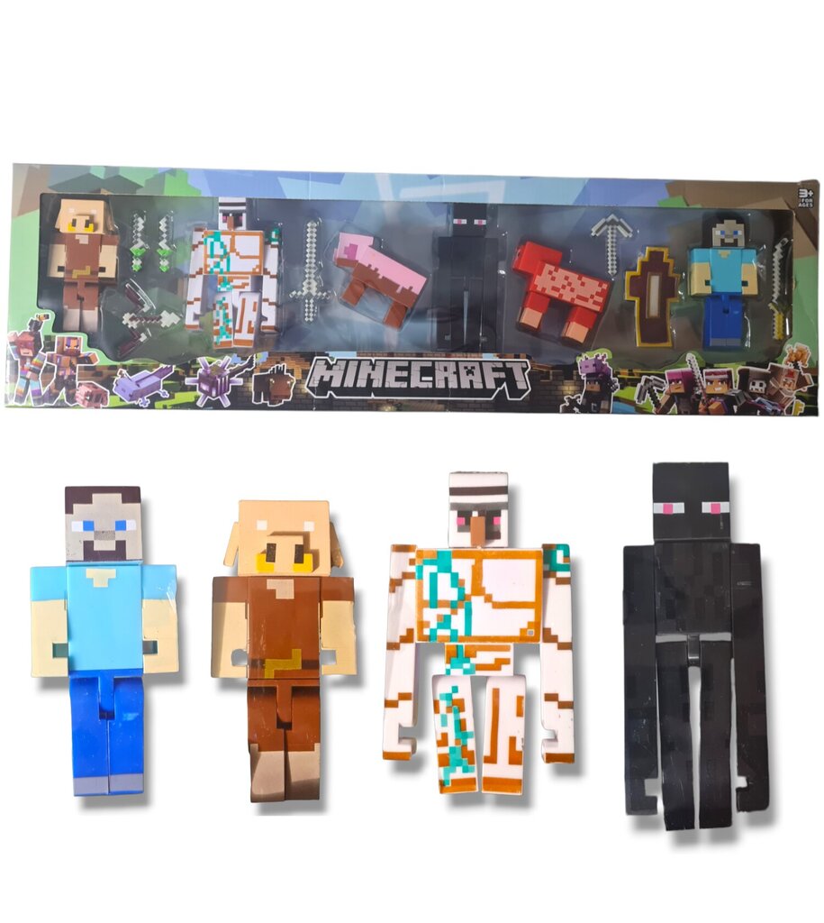 Kujukeste komplekt Minecraft hind ja info | Poiste mänguasjad | kaup24.ee