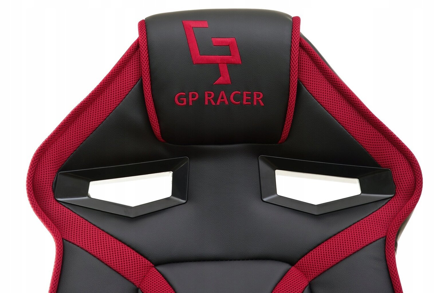 Kontoritool Giosedio GP RACER GPR041, must punane цена и информация | Kontoritoolid | kaup24.ee