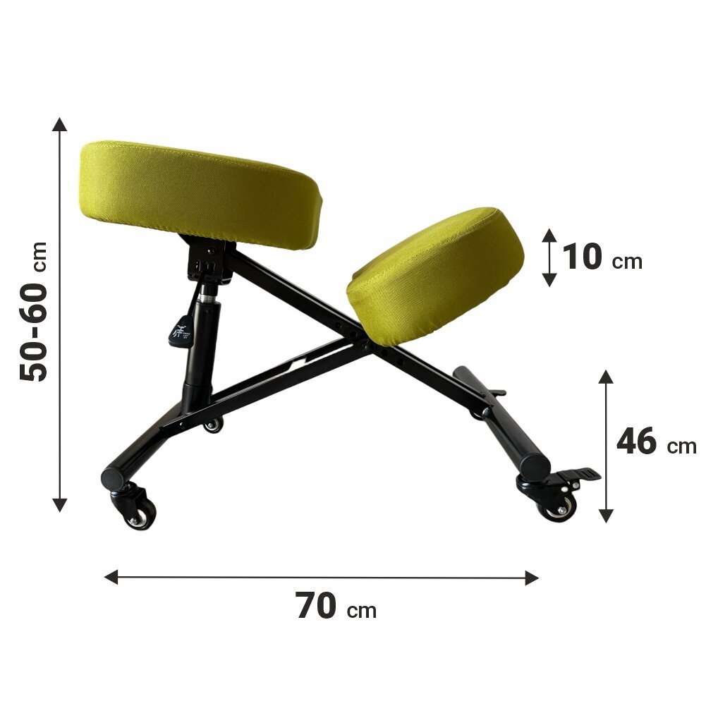 Ergonoomiline tool Black Point O'Kneel Small, roheline hind ja info | Kontoritoolid | kaup24.ee