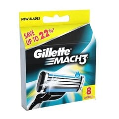 Raseerimisterade komplekt Gillette Mach 3, 8-osaline цена и информация | Косметика и средства для бритья | kaup24.ee