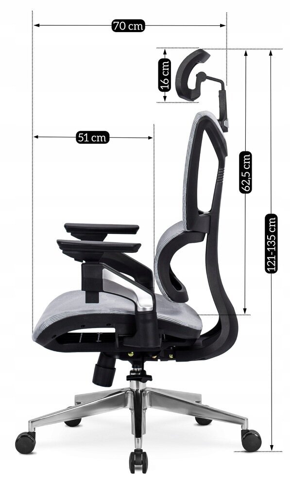 Kontoritool Mebel Elite Martin, hall hind ja info | Kontoritoolid | kaup24.ee