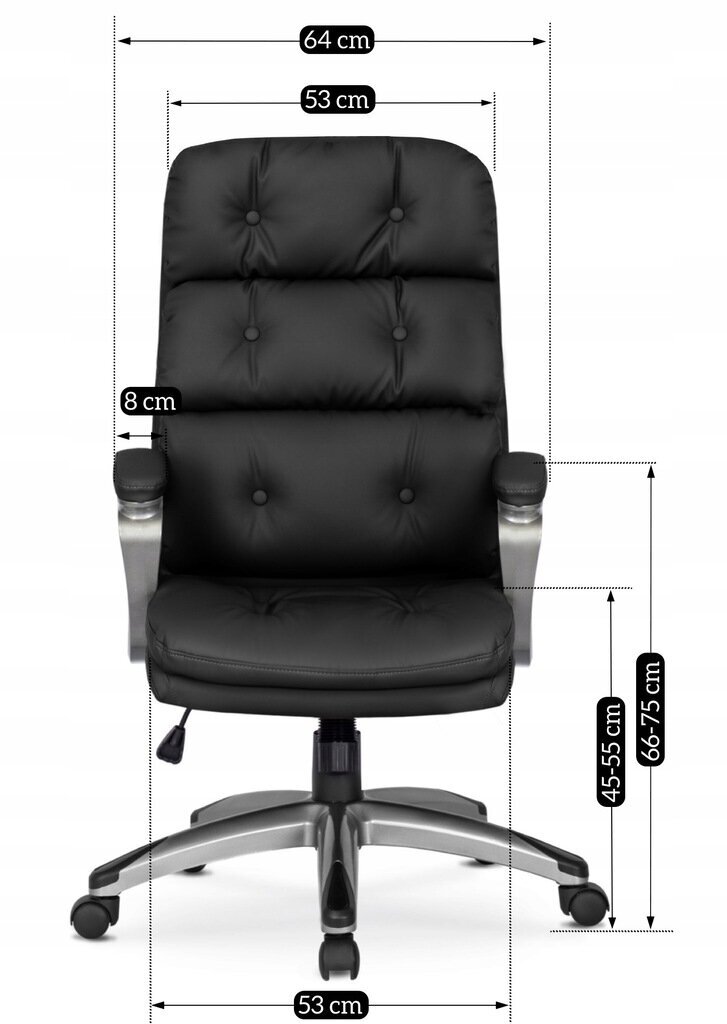 Kontoritool Mebel Elite Strato, must hind ja info | Kontoritoolid | kaup24.ee