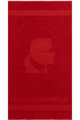 Karl Lagerfeld rannarätik 170x95 cm, punane цена и информация | Полотенца | kaup24.ee
