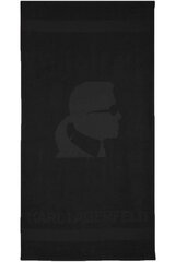 Полотенце Karl Lagerfeld Beach Черное 170x95 см цена и информация | Полотенца | kaup24.ee