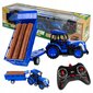 Kaugjuhitav traktor, haagis, sinine hind ja info | Poiste mänguasjad | kaup24.ee