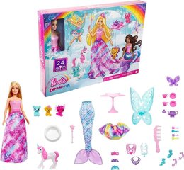 Advendikalender Barbie Dreamtropia hind ja info | Tüdrukute mänguasjad | kaup24.ee