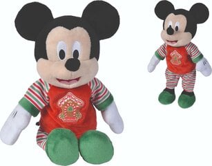 Плюшевая игрушка Рождественский Микки Simba, 25 см цена и информация | Мягкие игрушки | kaup24.ee