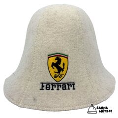 Saunamüts "Ferrari", valge hind ja info | Sauna aksessuaarid | kaup24.ee