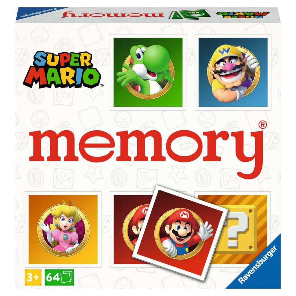 Игра на память Ravensburger Grand Memory Super Mario, EN цена | kaup24.ee