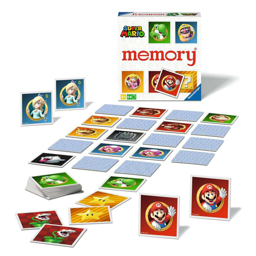 Игра на память Ravensburger Grand Memory Super Mario, EN цена | kaup24.ee