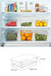 Külmkapi organiseerijate komplekt, 3-osaline hind ja info | Toidu säilitusnõud | kaup24.ee