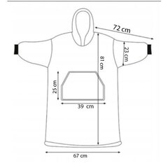 Джемпер-одеяло увеличенного размера Springos цена и информация | Оригинальные свитеры | kaup24.ee