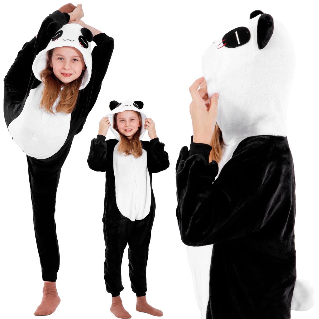 Kigurumi pidžaamad tüdrukutele Springos HA5068 120 - 130 cm цена и информация | Tüdrukute hommikumantlid ja pidžaamad | kaup24.ee