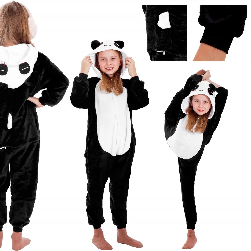 Kigurumi pidžaamad tüdrukutele Springos HA5068 120 - 130 cm цена и информация | Tüdrukute hommikumantlid ja pidžaamad | kaup24.ee