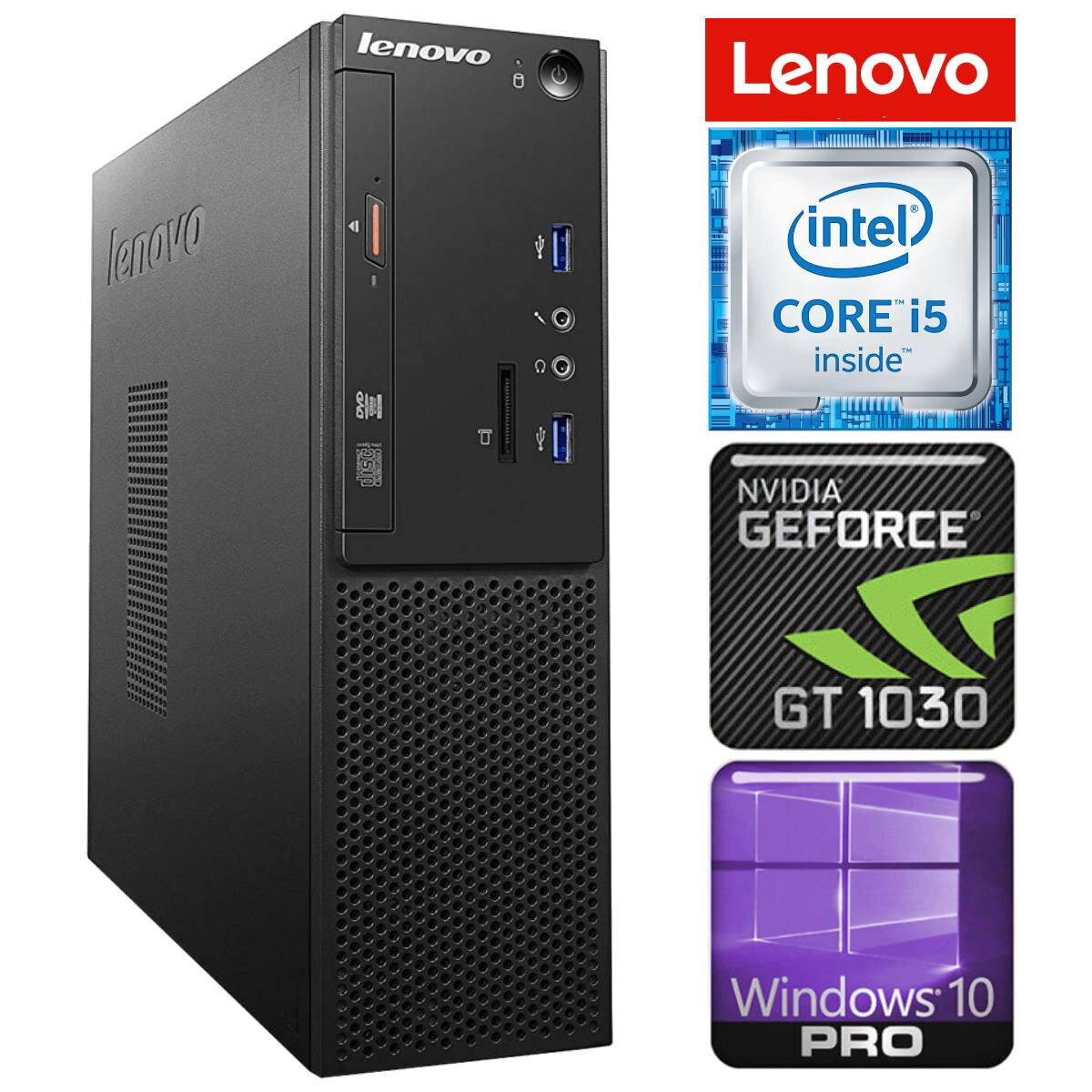 Компьютер Lenovo S510 SFF i5-6500 32GB 480SSD+2TB GT1030 2GB DVD WIN10Pro  цена | kaup24.ee