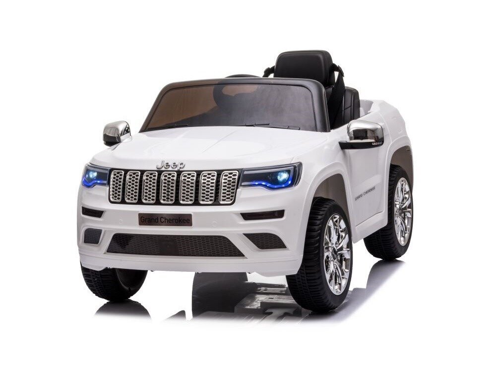 Laste elektriauto Jeep Grand Cherokee, 12 volti üks iste, valge hind ja info | Laste elektriautod | kaup24.ee