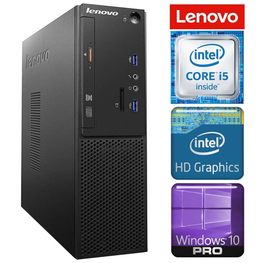 Lenovo S510 SFF i5-6500 16GB 240SSD DVD WIN10Pro цена и информация | Lauaarvutid | kaup24.ee