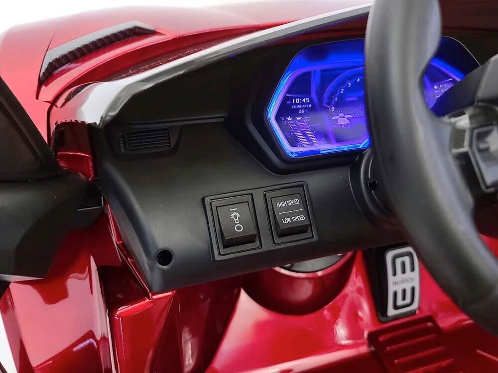 Lamborghini Aventador SVJ, 24 volti sõiduautol, 2-kohaline, punane hind ja info | Laste elektriautod | kaup24.ee
