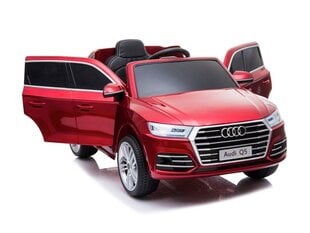 Audi Q5 12v muusikamooduliga, kõrgläikega punane hind ja info | Laste elektriautod | kaup24.ee