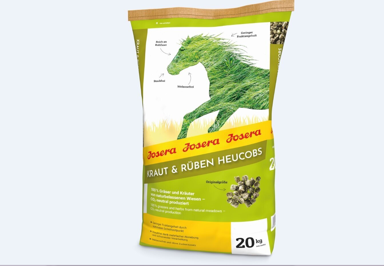 Josera Kraut&Rüben Heucobs koos muruga, 20 kg цена и информация | Loomasööt | kaup24.ee