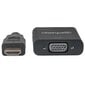 Manhattan, HDMI/VGA, 30 cm цена и информация | USB jagajad, adapterid | kaup24.ee