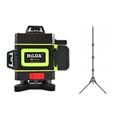 Линейный лазерный уровень IP54 Hilda 360° цена и информация | Механические инструменты | kaup24.ee