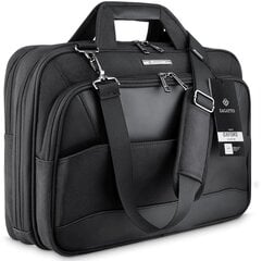 Sülearvuti kott 17,3" ja 15,6" must õlakott Zagatto hind ja info | Sülearvutikotid | kaup24.ee