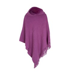 Unisex villane sall - poncho, lilla hind ja info | Naiste kampsunid | kaup24.ee