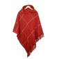 Unisex villane sall - poncho, punane hind ja info | Naiste kampsunid | kaup24.ee