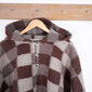 Unisex villane sall - poncho Checks, pruun hind ja info | Naiste kampsunid | kaup24.ee