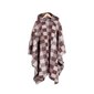 Unisex villane sall - poncho Checks, pruun hind ja info | Naiste kampsunid | kaup24.ee