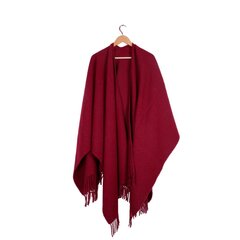 Unisex villane sall - poncho Kopa, punane цена и информация | Женские кофты | kaup24.ee