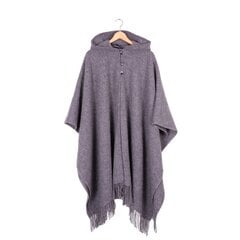 Unisex villane sall - poncho Kopa, hall hind ja info | Naiste kampsunid | kaup24.ee