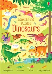 Look and Find Puzzles Dinosaurs цена и информация | Книги для малышей | kaup24.ee