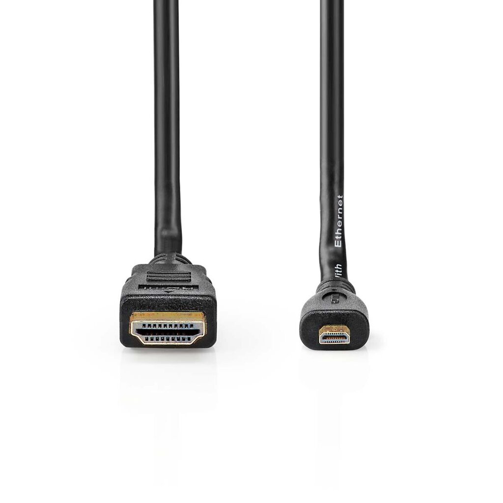 Videokaabel HDMI A pistik - HDMI mikro pistik, 2m цена и информация | Kaablid ja juhtmed | kaup24.ee