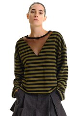 Итальянская женская блузка Lumina, зеленая цена и информация | Женские блузки, рубашки | kaup24.ee