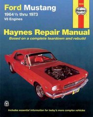 Ford Mustang, Mach 1, GT, Shelby, & Boss V-8 (1964-1973) Haynes Repair Manual (USA) цена и информация | Путеводители, путешествия | kaup24.ee