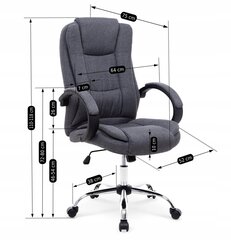 Офисное кресло Halmar Relax 2, серое цена и информация | Офисные кресла | kaup24.ee