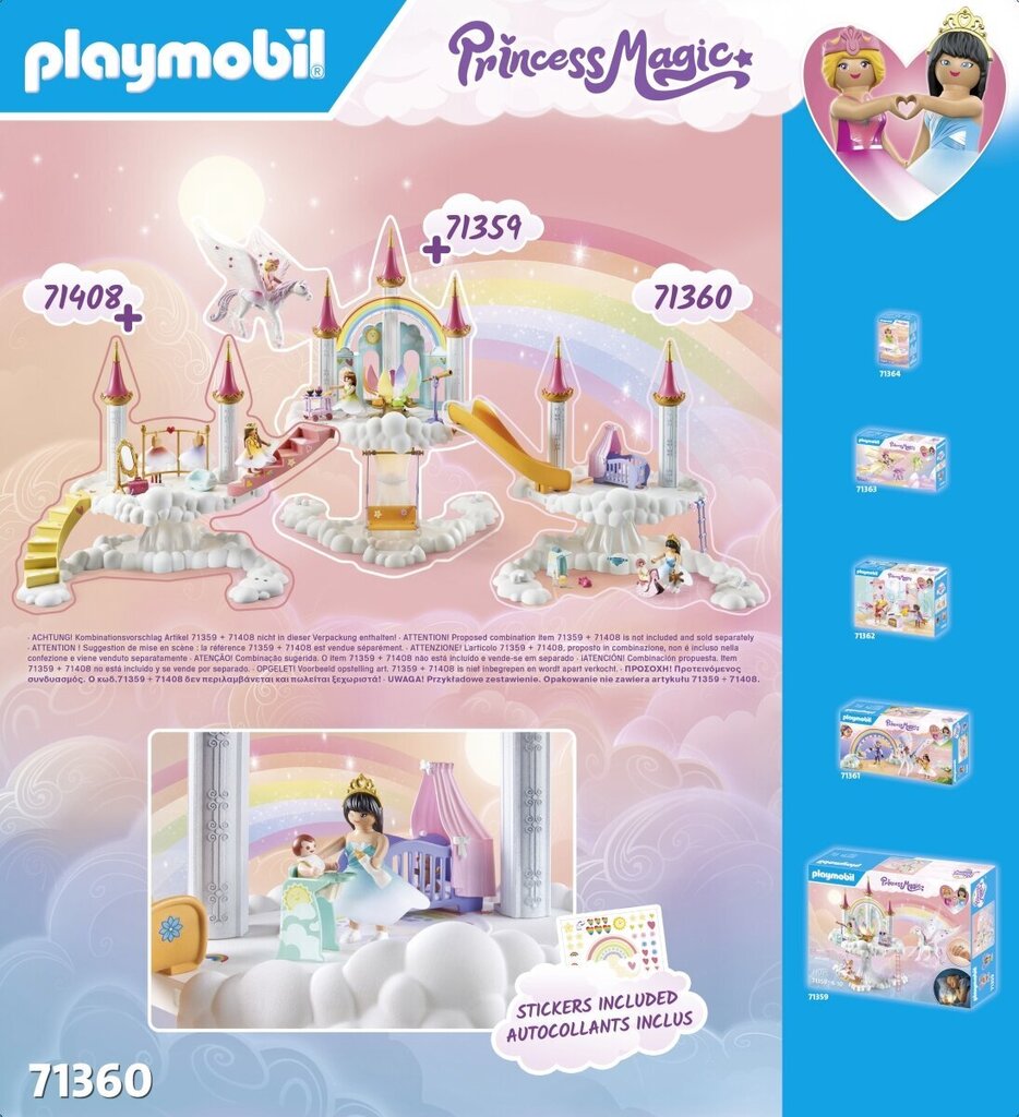 71360 Playmobil® Princess Magic Beebi pilvedes цена и информация | Klotsid ja konstruktorid | kaup24.ee